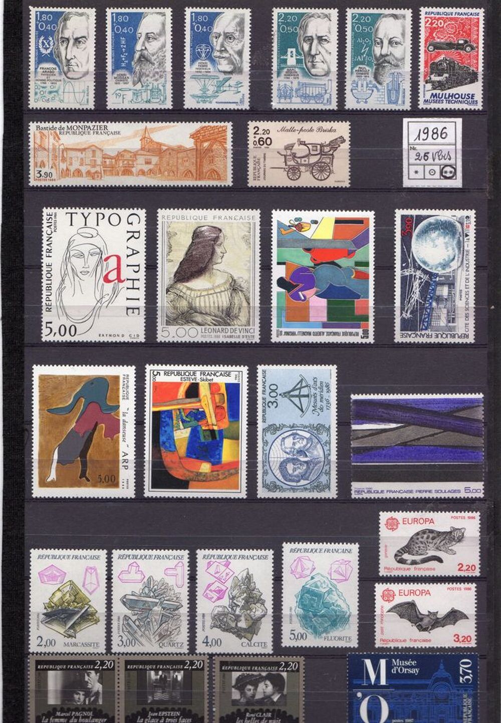 TIMBRES de FRANCE N** 1986 
