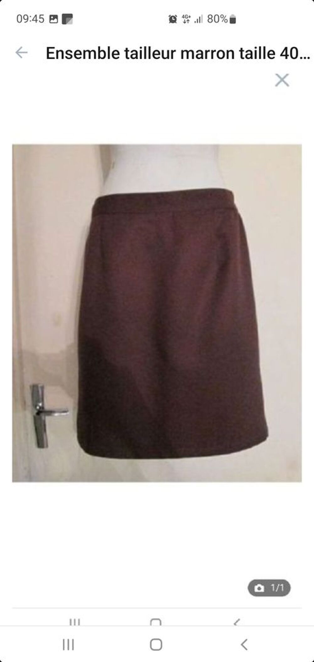 tailleur marron taille 40 Vêtements