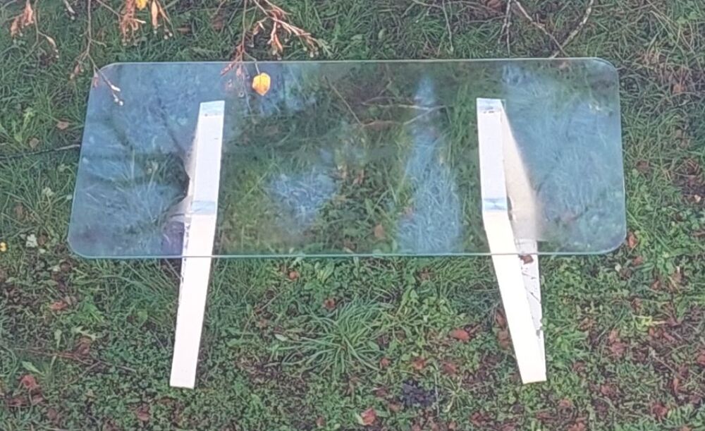 TABLE EN VERRE DESIGN 180cm x 90cm verre10mm - 3 EXEMPLAIRES Meubles