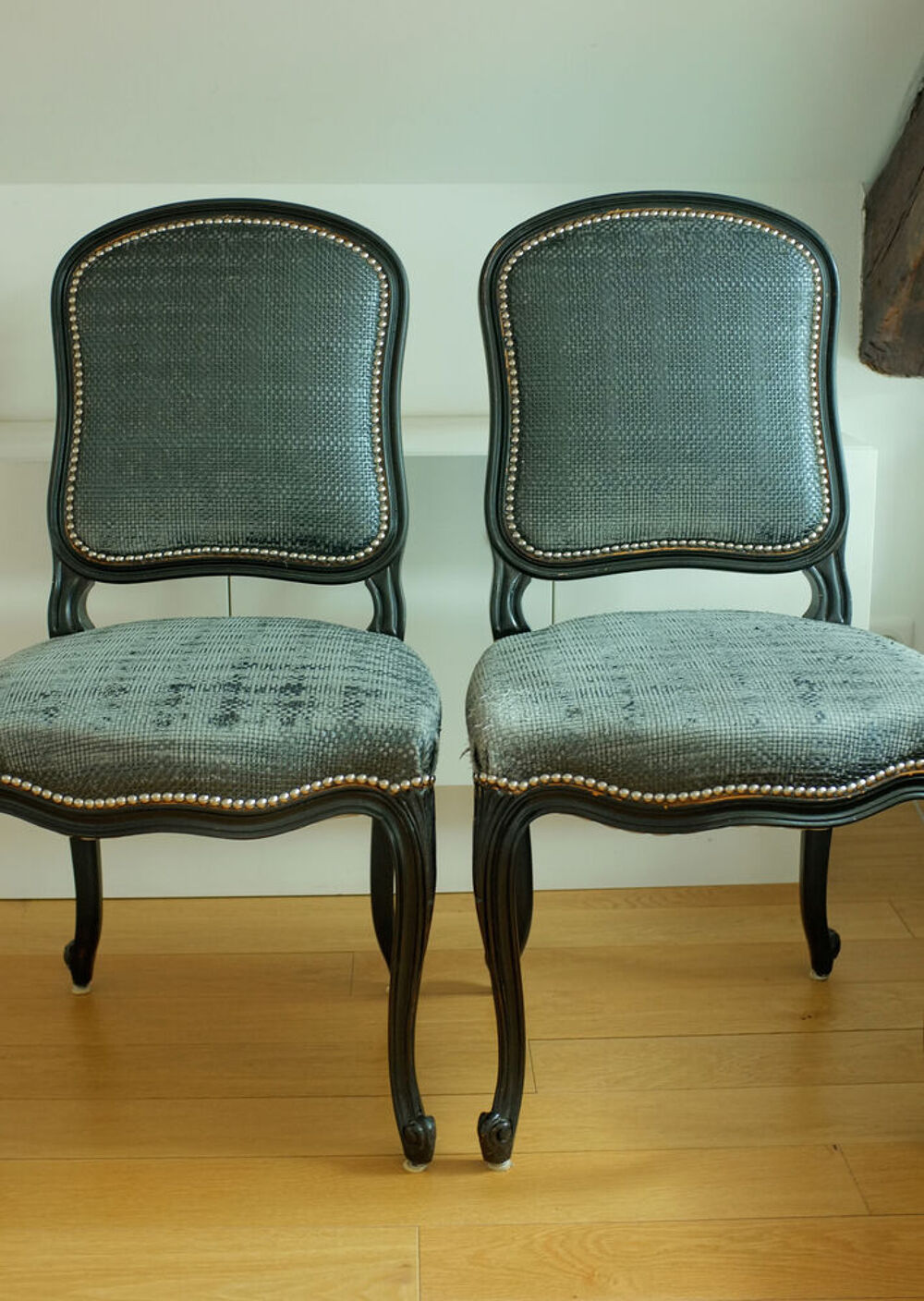Paire de chaises de style Louis XV Cabriolet ? &Agrave; r&eacute;nover Meubles