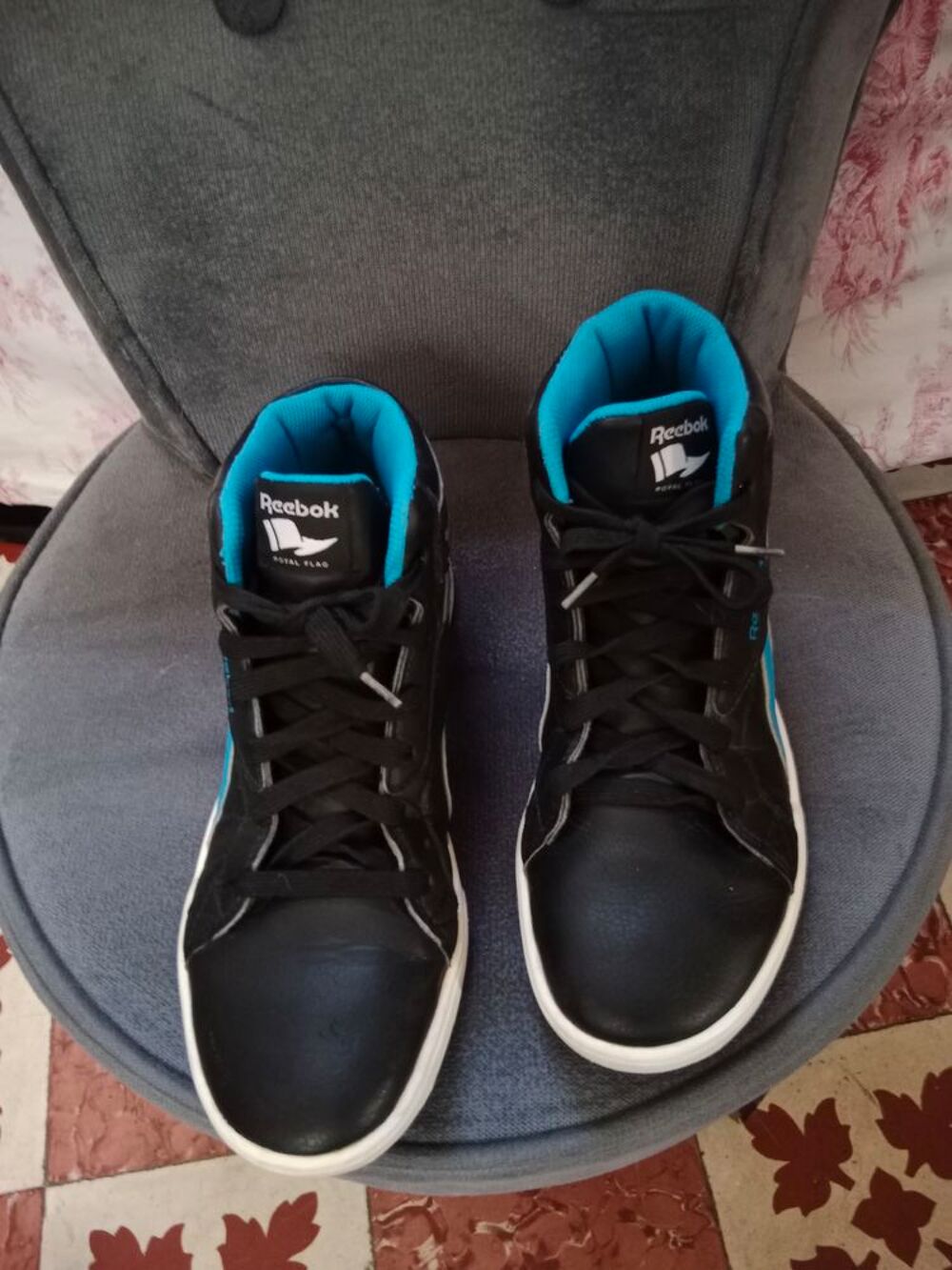 Baskets montantes REEBOK semelles en Ortholite CUIR NEUVES Chaussures
