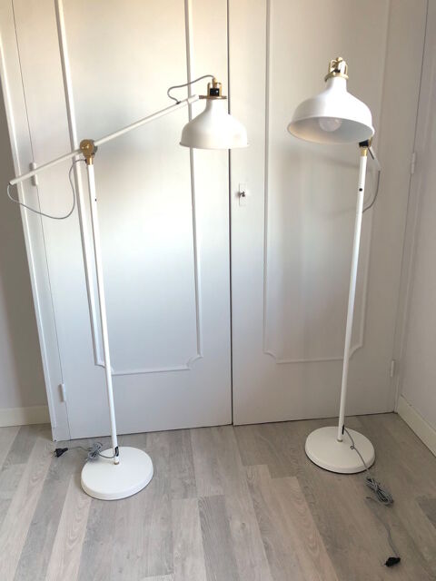 Lampadaire blanc 60 vian-les-Bains (74)