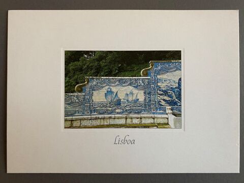 Azulejos Lisboa PORTUGAL carte Postale 3 Jou-ls-Tours (37)