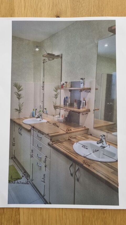 Ensemble de meubles de salle d'eau 700 Germond-Rouvre (79)