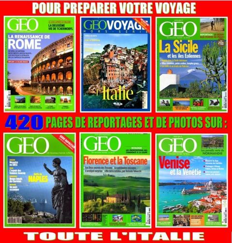Préparer votre VOYAGE en : ITALIE 23 Lyon 8 (69)
