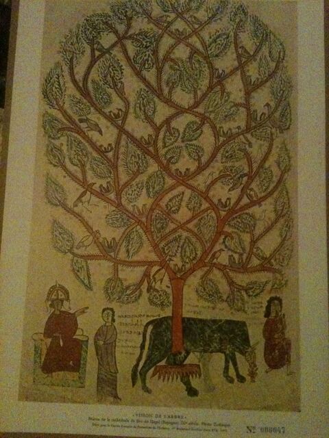 Photographie lithographie gravure Vision de l'arbre, Beatus  50 Bosc-le-Hard (76)