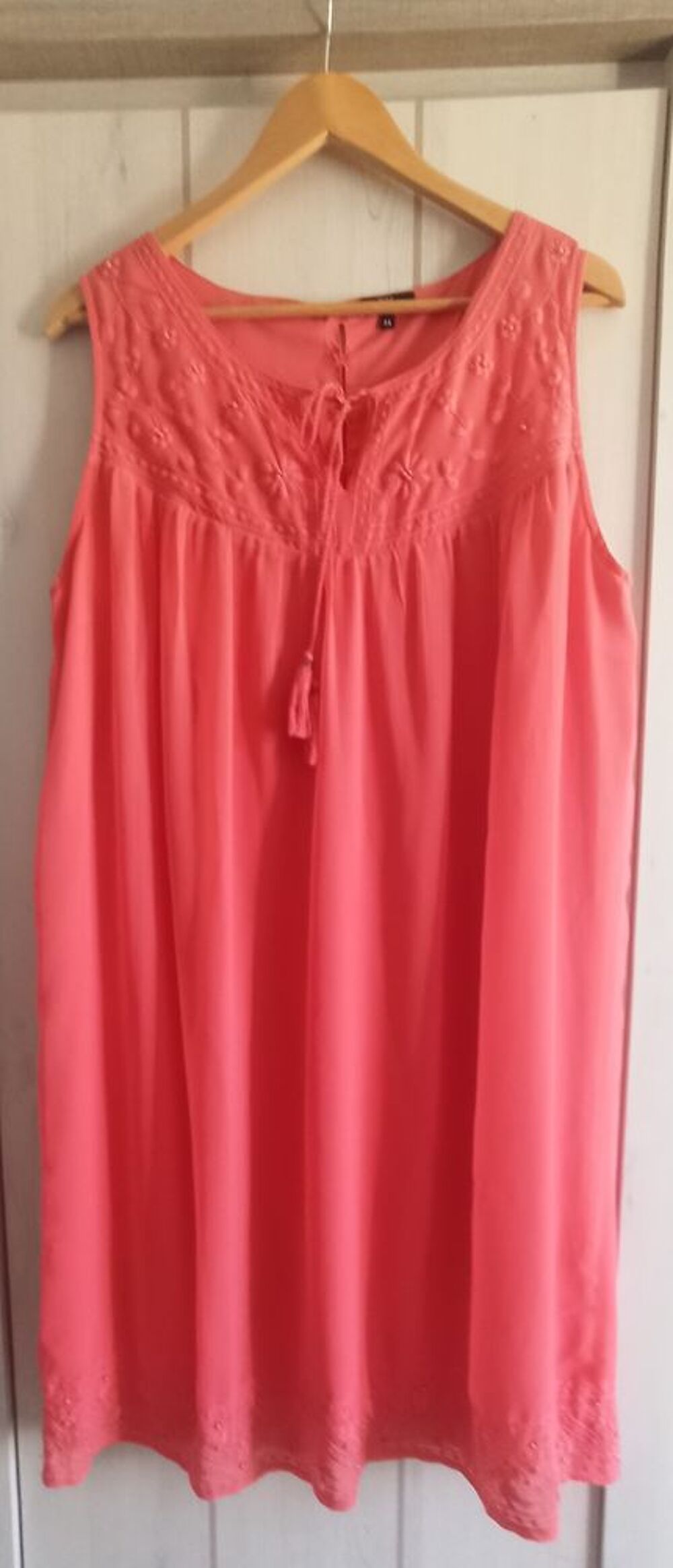 robe rose manche courte Vêtements