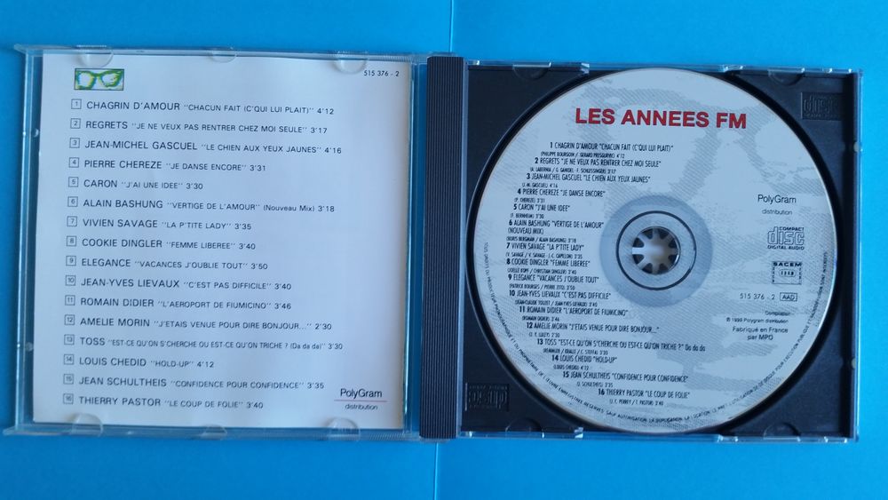 LES ANN&Eacute;ES FM CD et vinyles
