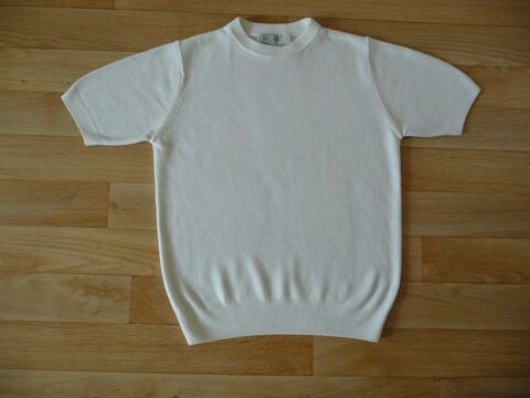 Pull blanc ivoire manches courtes taille 38 10 Celles-sur-Belle (79)
