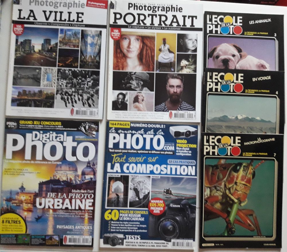 Magazines de Photographie - Techniques Photos/Video/TV