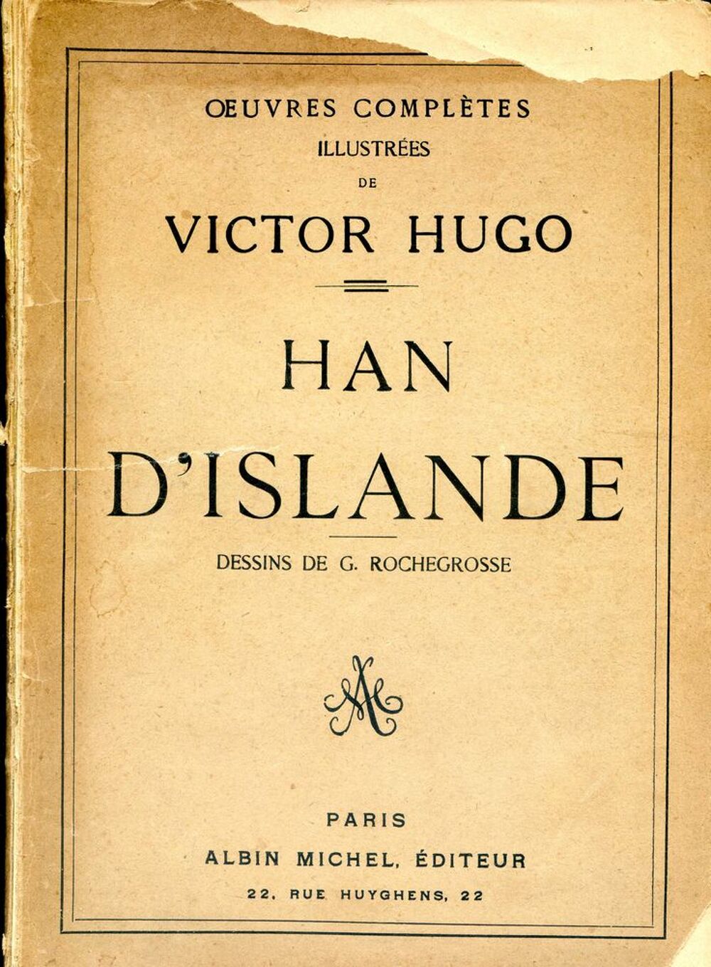 HAN D'ISLANDE - Victor Hugo,
Livres et BD