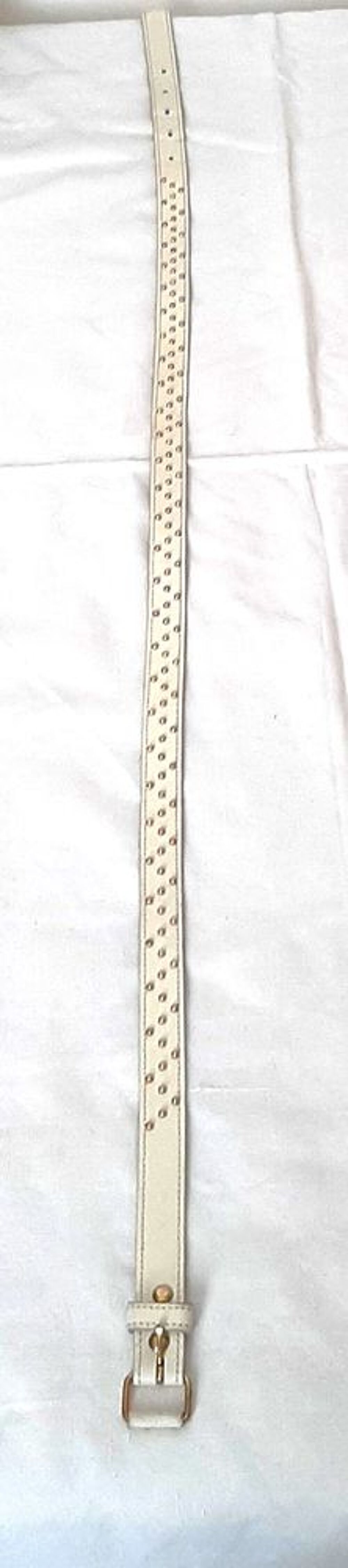 Ceinture Cuir Femme Blanche Vêtements
