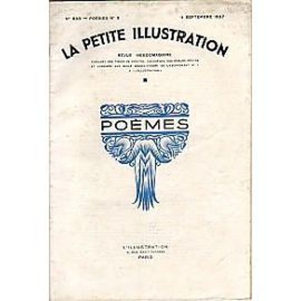 Revues des ann&eacute;es 1930 et 1940, liste non exhaustive 