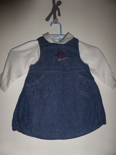 Sergent Major robe jean avec chemisier body  6 mois 7 Rueil-Malmaison (92)