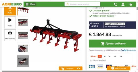 Cultivateur 11 ou 13 dents. 300 49370 Le louroux-b�connais