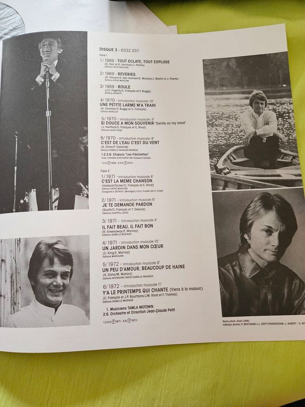 Claude fran&ccedil;ois coffret 3 disques hommage &agrave; claude fran&ccedil;ois CD et vinyles