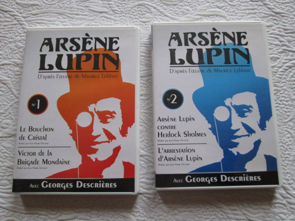 Lot 2 DVD Ars&egrave;ne Lupin DVD et blu-ray