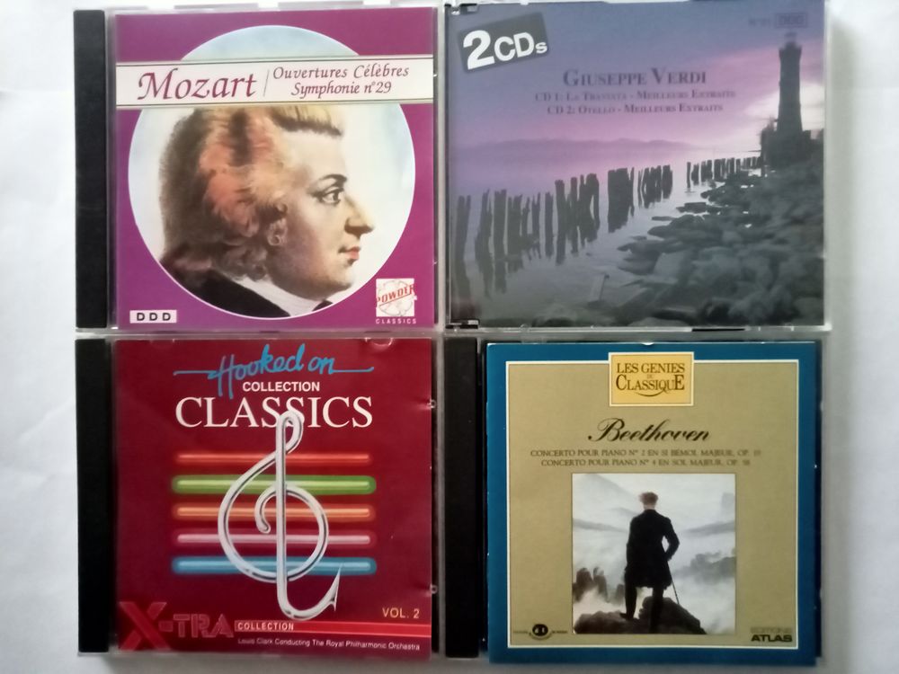 (A1) Lot de 48 CD - Musique Classique, Baroque CD et vinyles