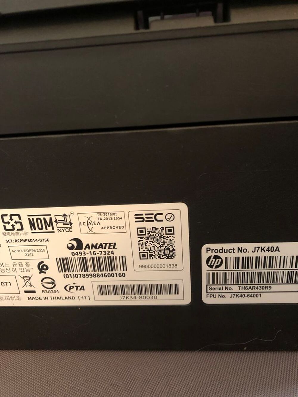 Imprimante scanner ho laser jet pro Matériel informatique