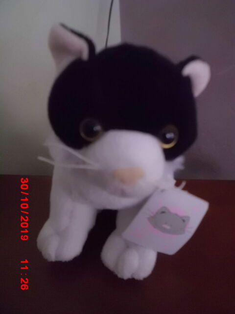 CHAT NOIR ET BLANC PLANET PLUSH 10 Oignies (62)