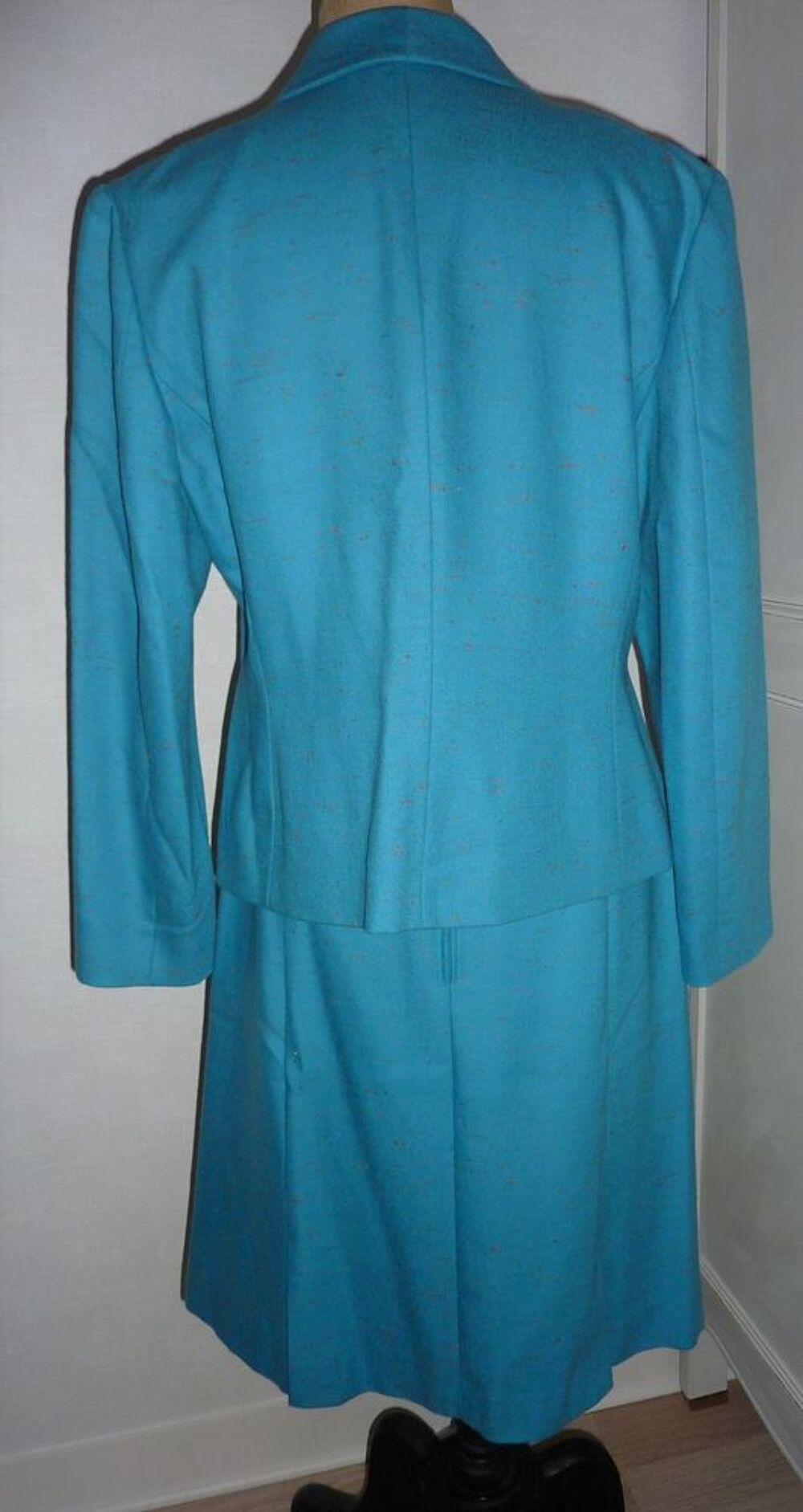 Ensemble veste et jupe Kenzo Jungle bleu turquoise taille 42 Vtements