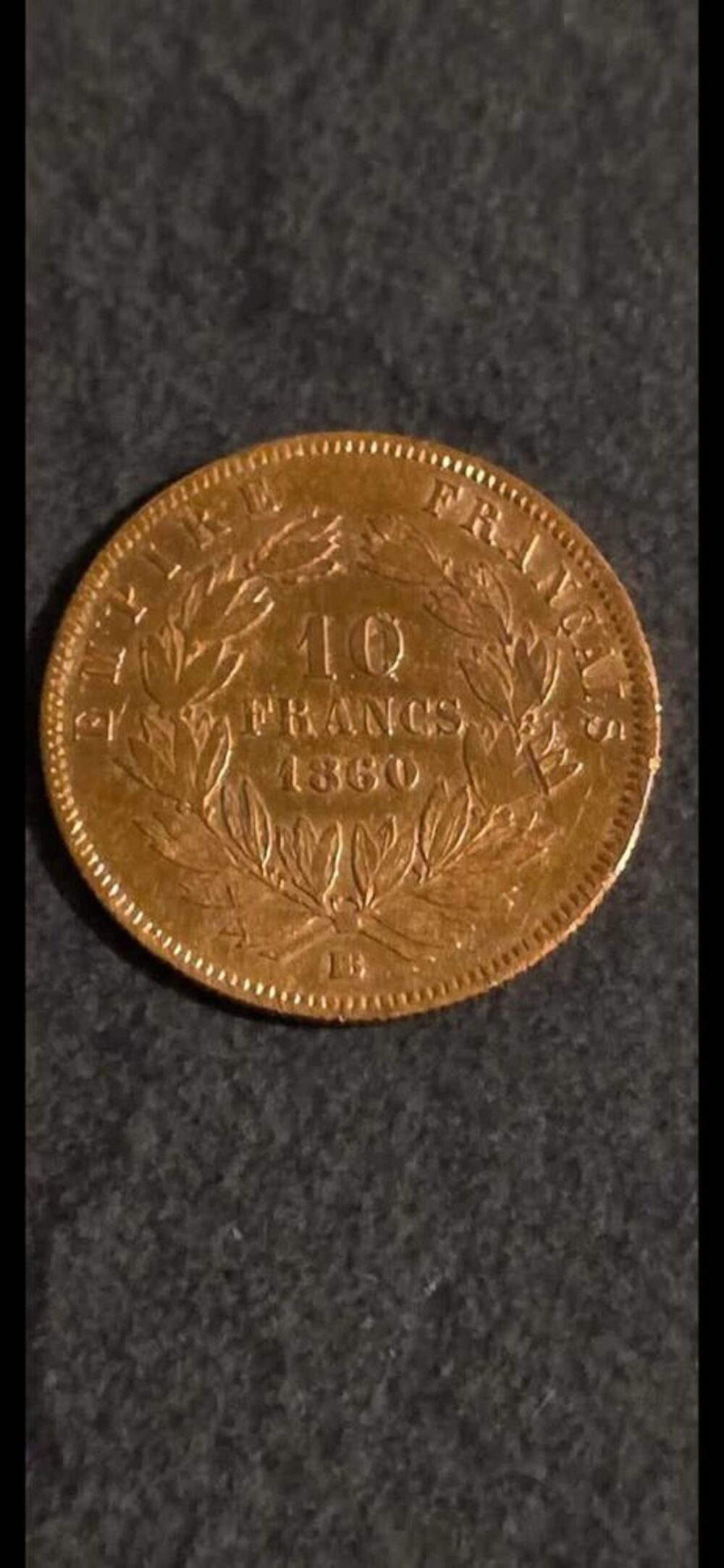 10 francs napol&eacute;on or 