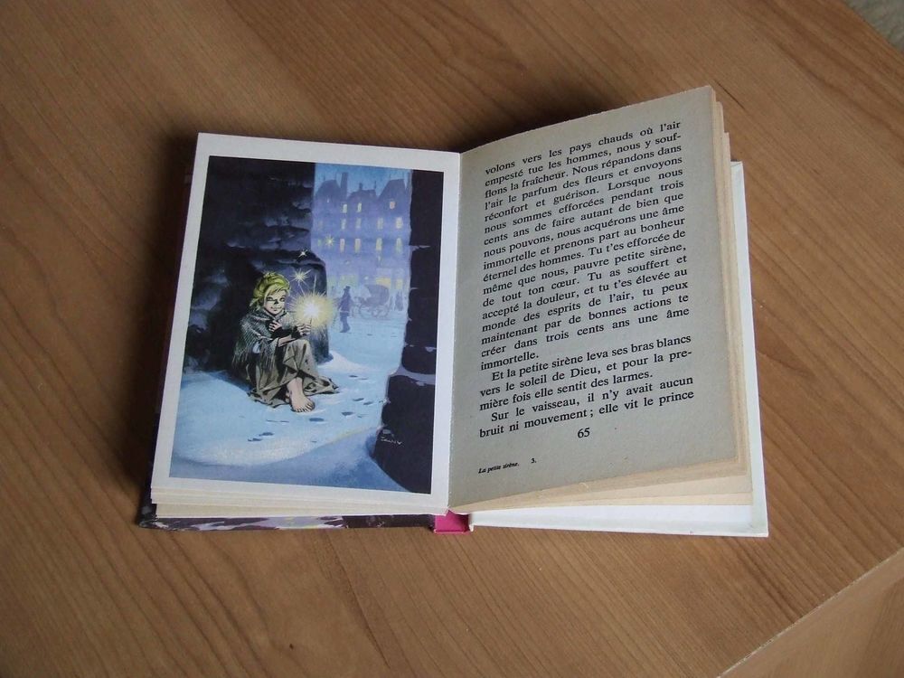 Livre, La petite sir&egrave;ne, de Andersen, TBE Livres et BD