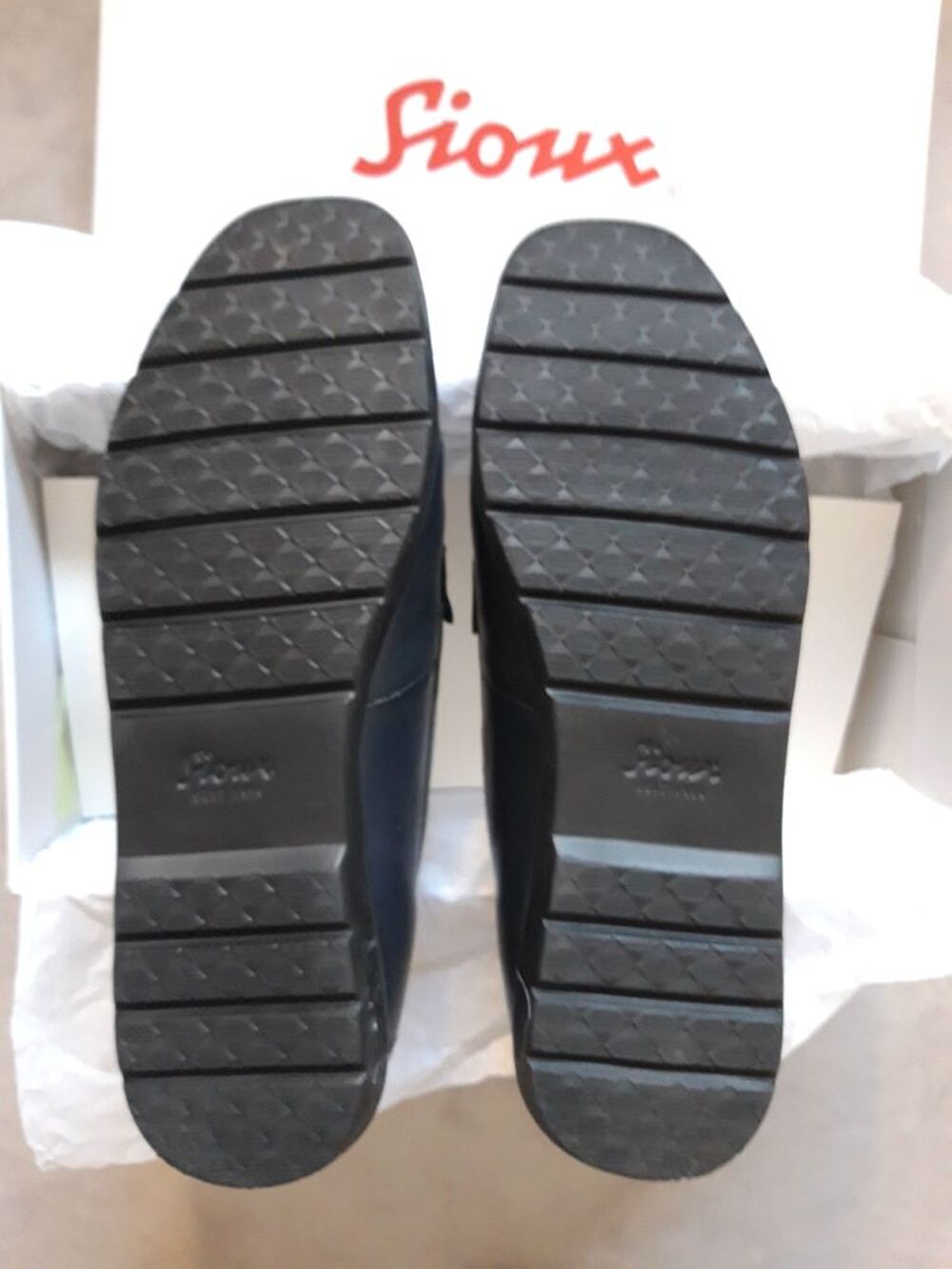 Mocassins pur cuir doubl&eacute;s cuir marque Sioux + KWAY tout Chaussures