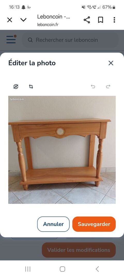 Console en pin massif. 45 Porto-Vecchio (20)