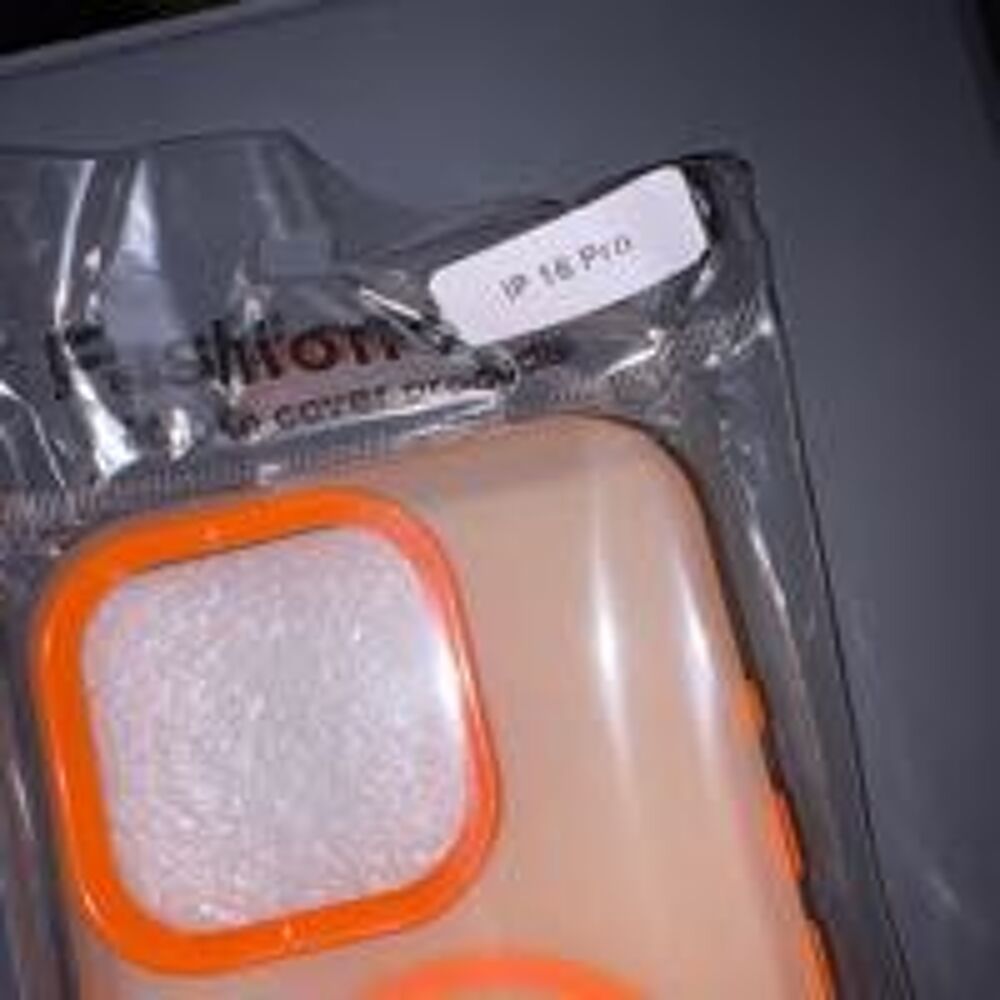 Coque magn&eacute;tique MagSafe iPhone 16 Pro €" P&ecirc;che &amp; Orange (Neuve) Accessoires