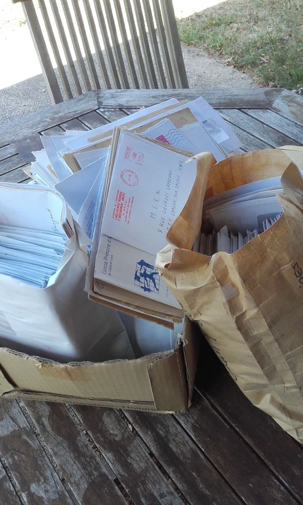 LOT DE PLUS DE 1900 ENVELOPPES A TRIER AVEC FLAMMES ET EMA 