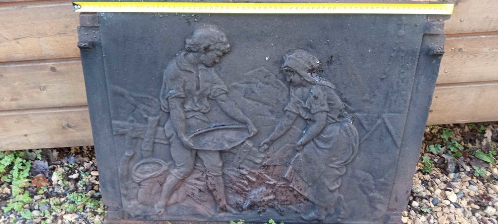 plaque fonte Décoration
