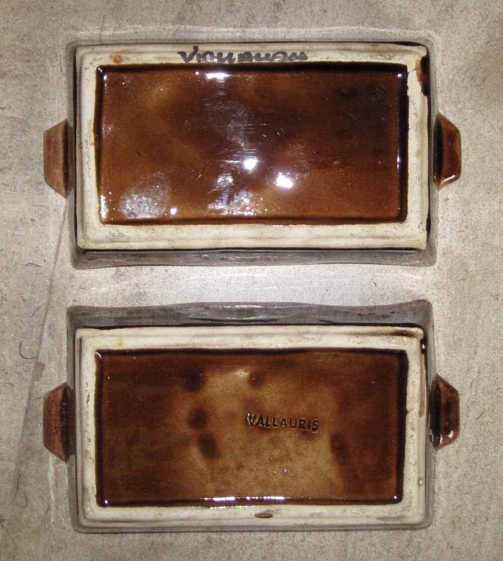 Service &agrave; Hors-d'oeuvre : C&eacute;ramique de Vallauris vintage Décoration