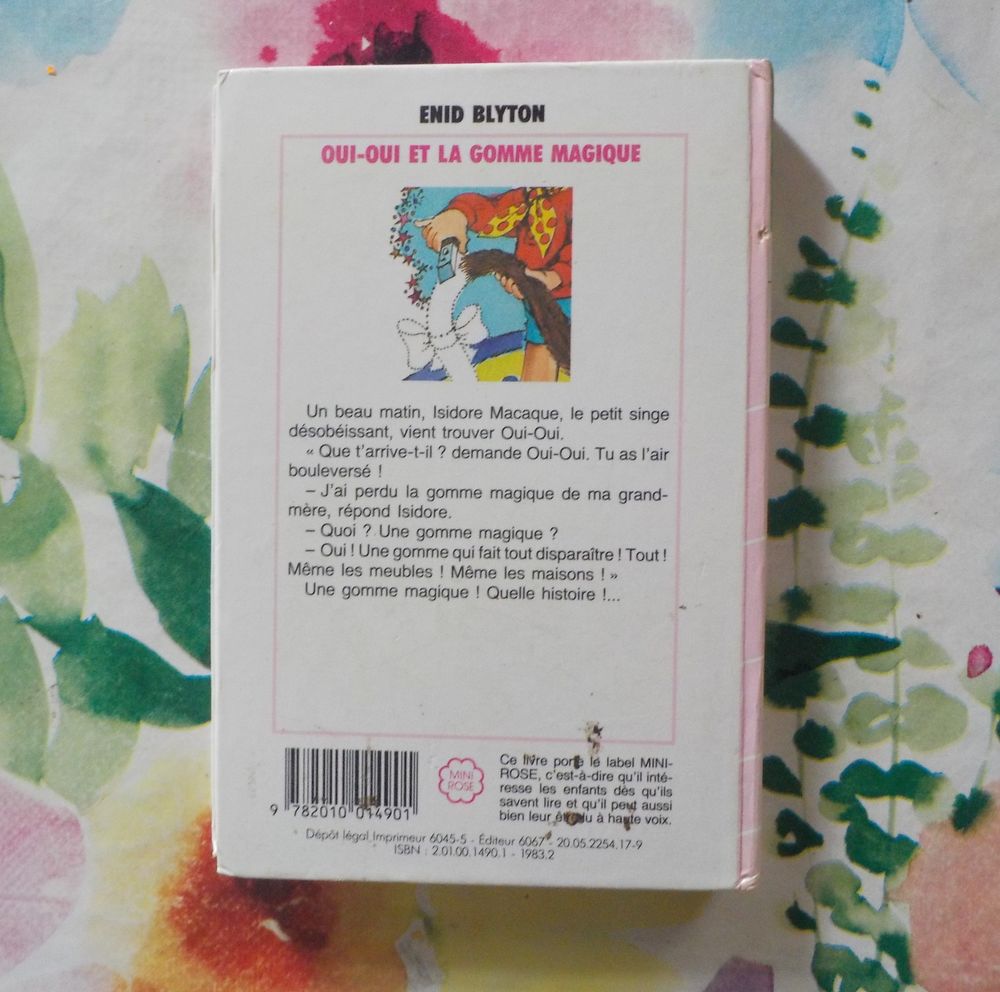 OUI-OUI ET LA GOMME MAGIQUE E; BLYTON Biblioth&egrave;que Rose 1965 Livres et BD
