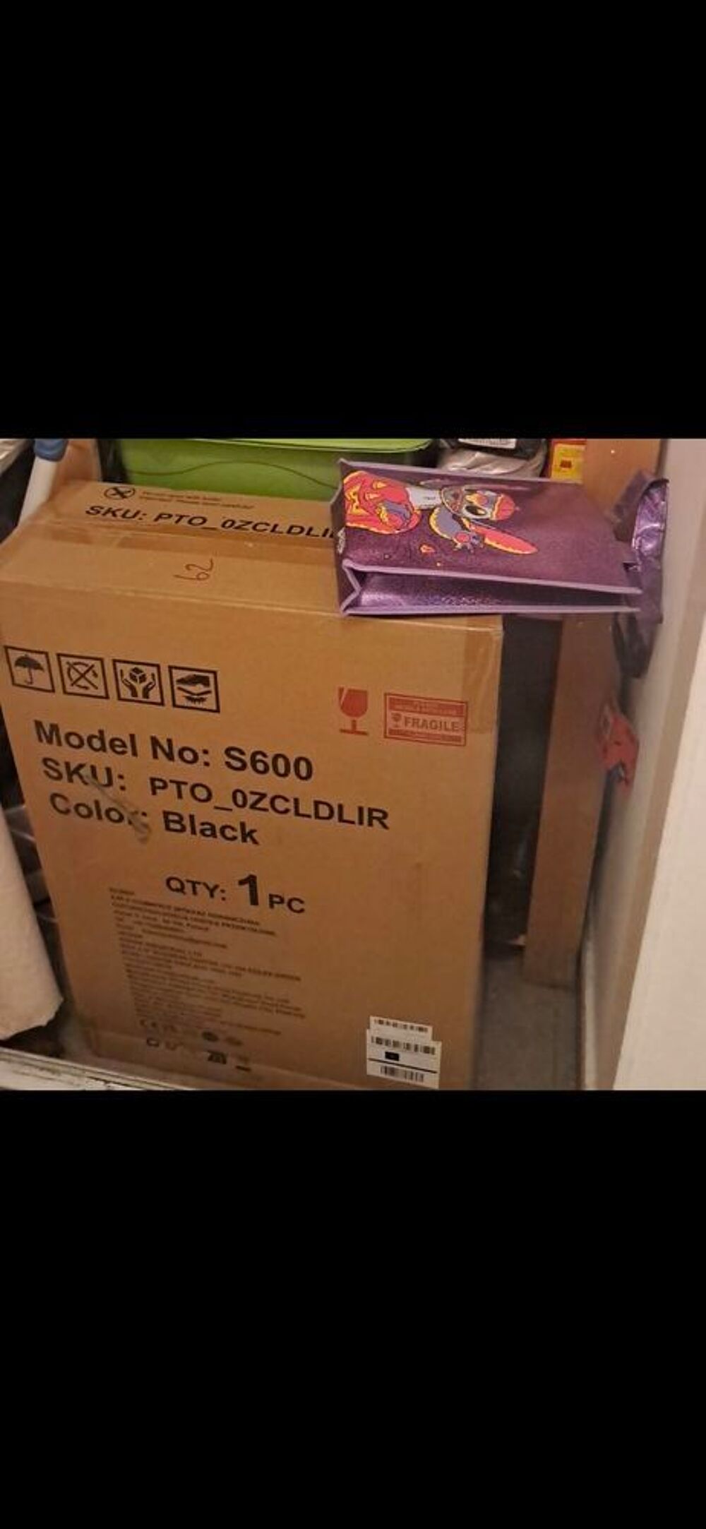 Poussette b&eacute;b&eacute; Garvee S600 noire €" Carton d'origine Puériculture