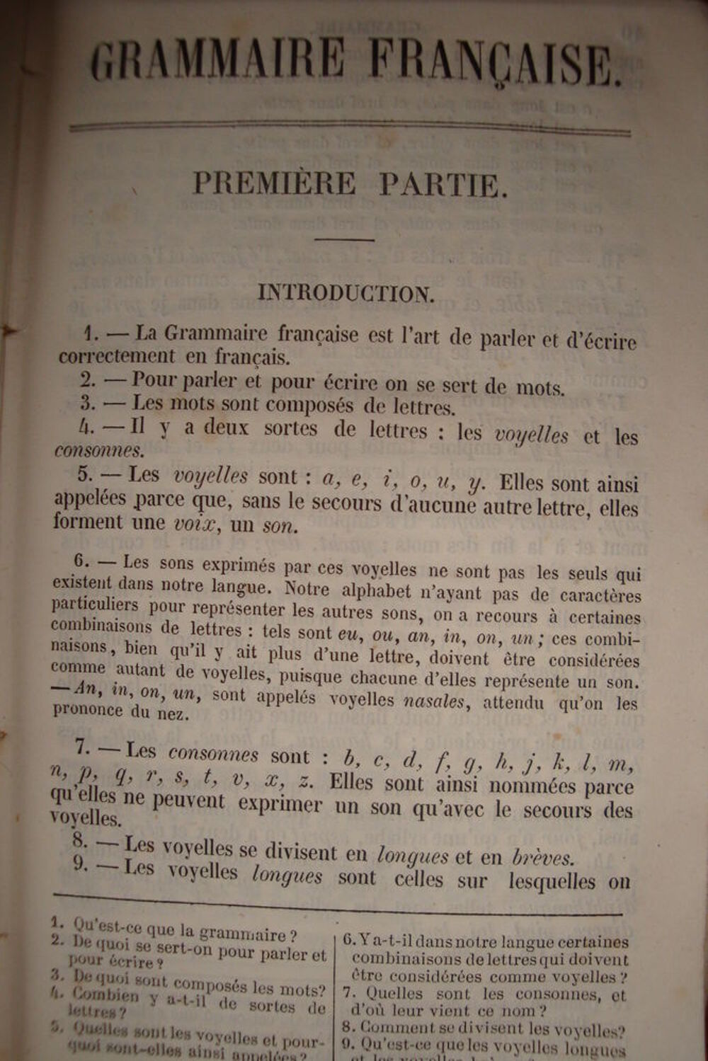 Livre ancien Grammaire Fran&ccedil;aise 1862 Livres et BD