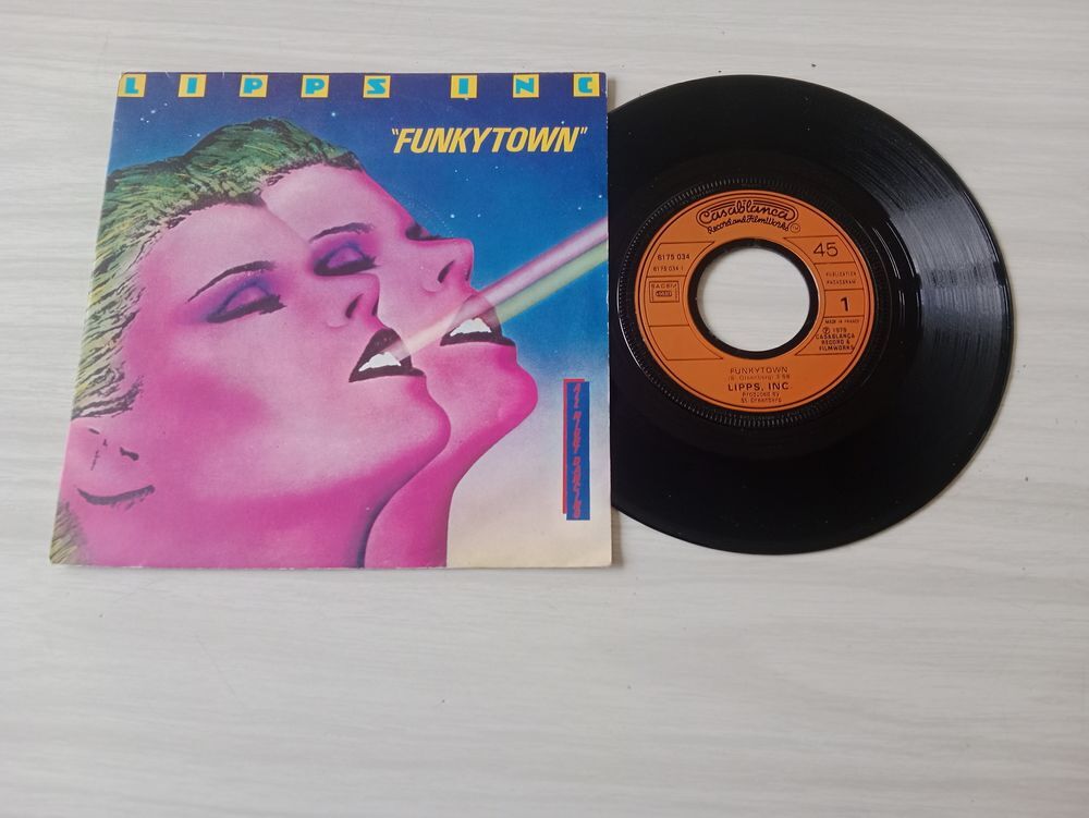 45 tours LIPPS INC Funky Town CD et vinyles