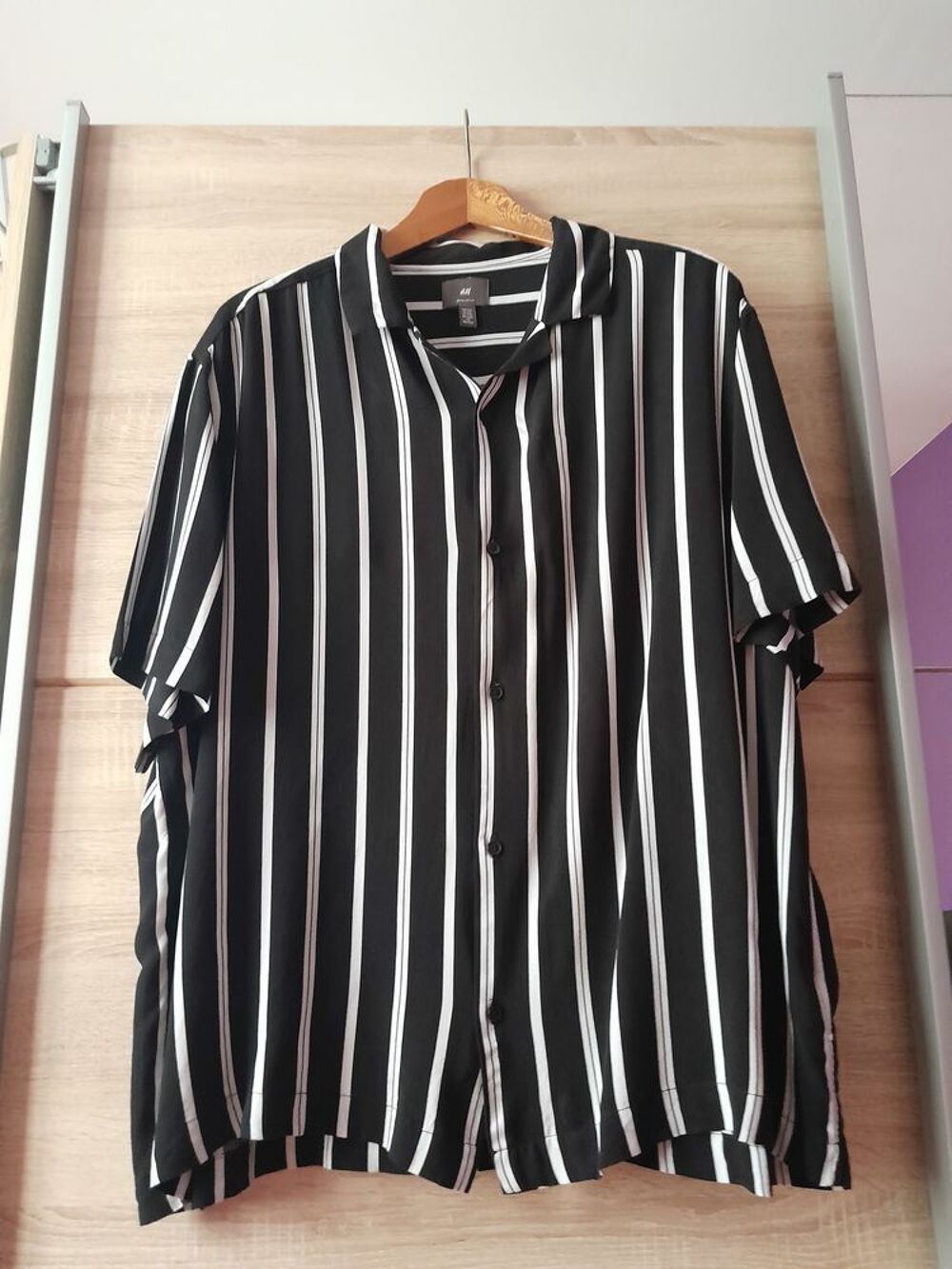 Chemise &agrave; rayures neuve Vtements