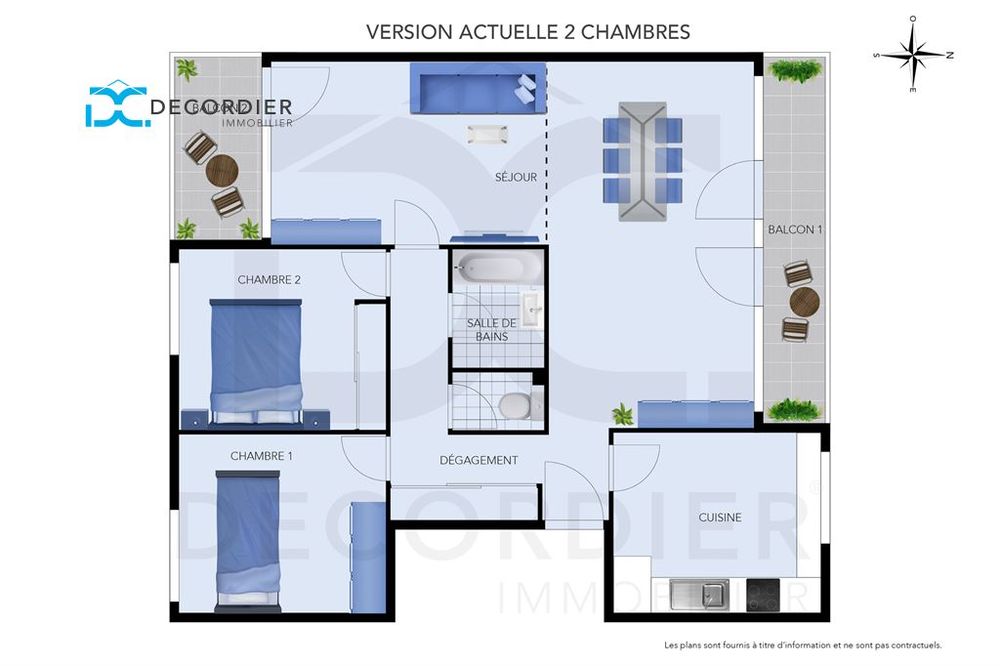 Vente Appartement EVIAN T4 VUE DÉGAGÉE Evian les bains