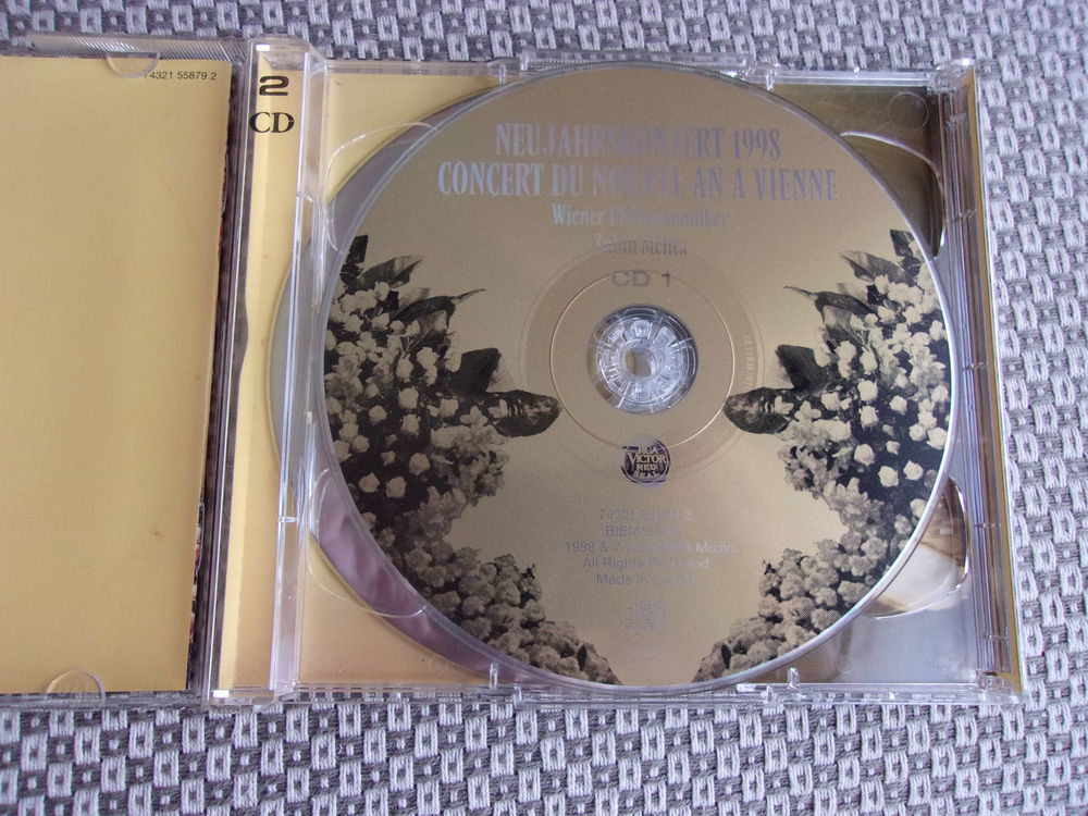Coffret de 2 CD Concert du Nouvel An 1998 CD et vinyles