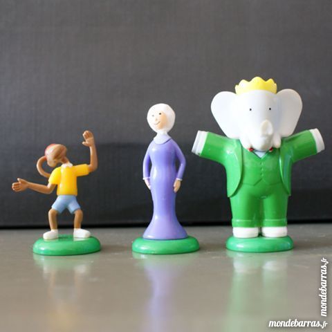 Figurines Babar en plastique 5 Cabestany (66)