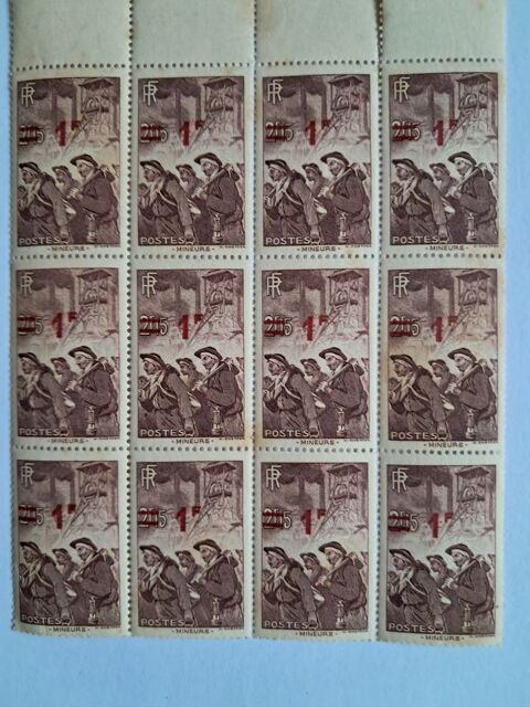 TIMBRE REPRESETANT MINEURS 1938 12 Saint-Apollinaire (21)
