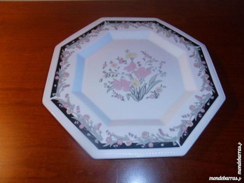 Assiettes plates octogonales (31) Cuisine