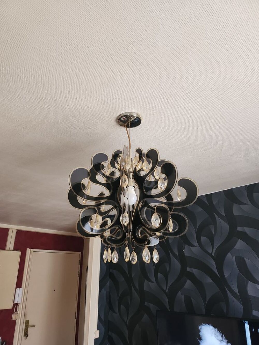 Lustre phantom noir Décoration