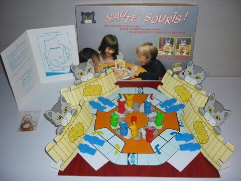 SAUTE-SOURIS Jeu de société sur plateau Par DUJARDIN 1987 8 Loivre (51)