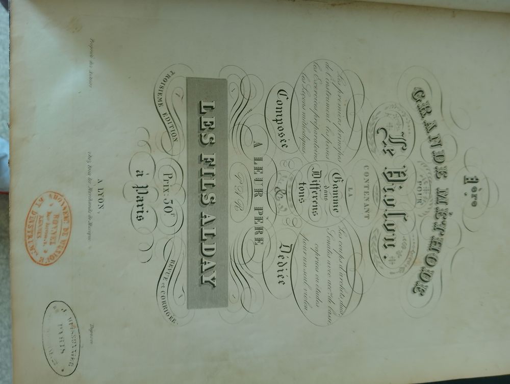 M&eacute;thode de violon des fr&egrave;res Alday 