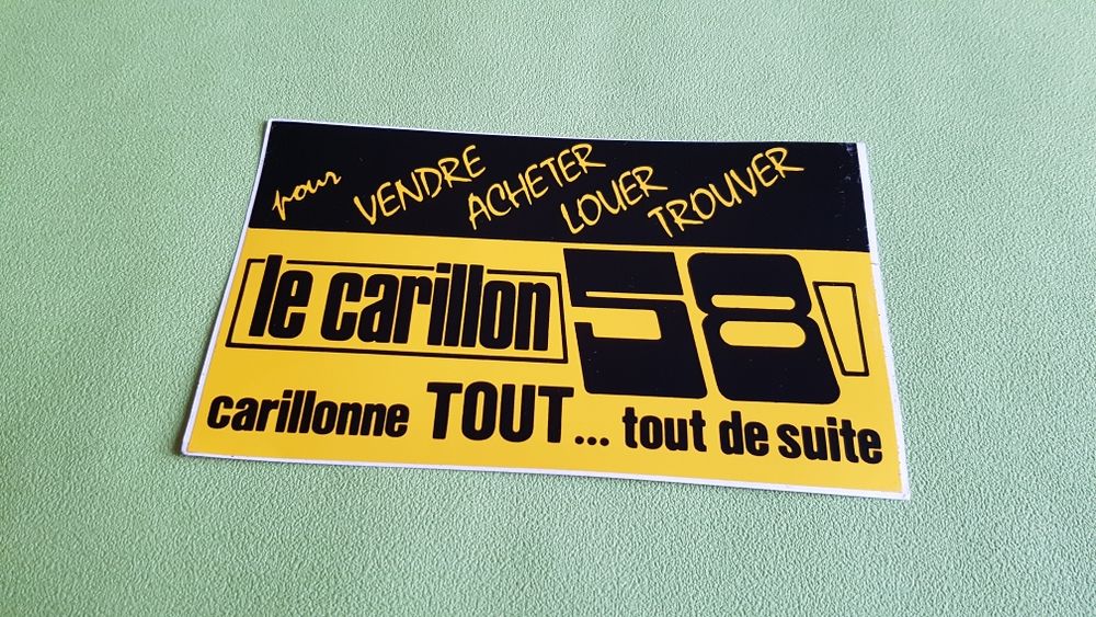 AUTOCOLLANT LE CARILLON 58 