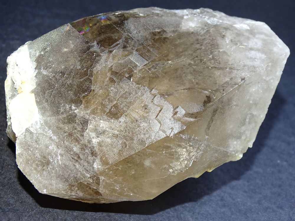 Quartz fum&eacute; Massif de l'Argenti&egrave;re Hautes-Alpes France 549gr 