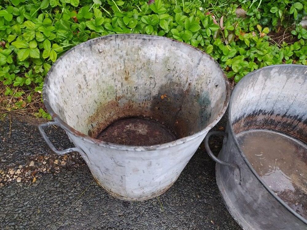 Bassines Zinc Pot Jardin Plantation Diff&eacute;rents Mod&egrave;les
Jardin