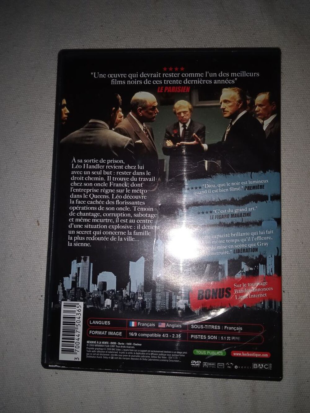Dvd The Yards DVD et blu-ray